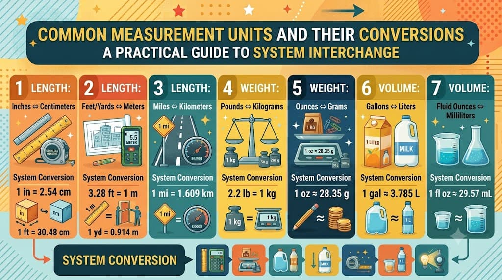 Common Measurement Units and Their Conversions – Complete Reference Guide