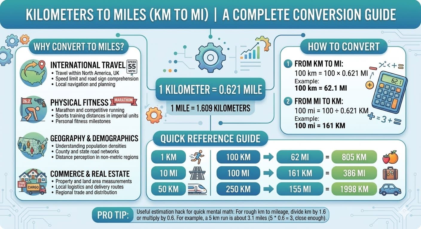 Kilometers to Miles: How to Convert km to Miles – Complete Guide