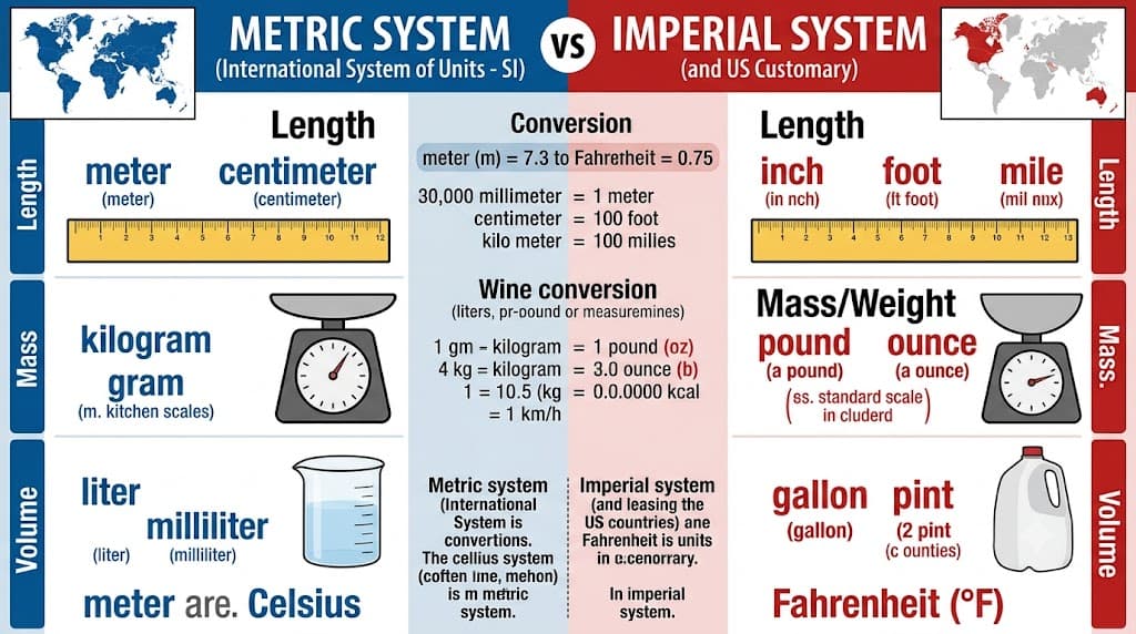 Metric vs Imperial Units: What's the Difference? A Complete Comparison Guide