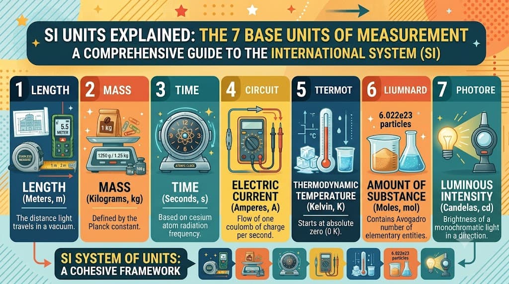 SI Units Explained: The 7 Base Units of Measurement – Complete Guide